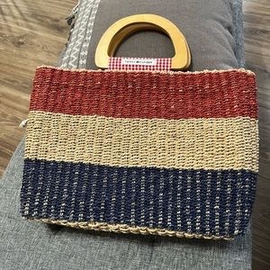 Tommy Hilfiger Straw Handbag